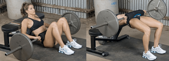 barbell hip thrust