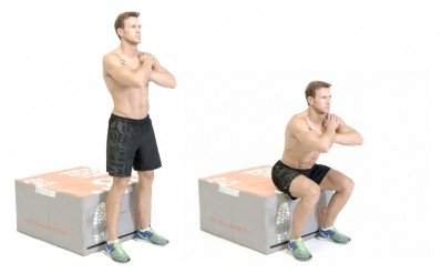 high box squat