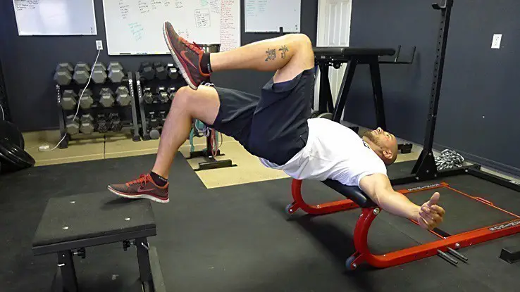 Foot and Shoulder Elevated Single-Leg Hip Thrust