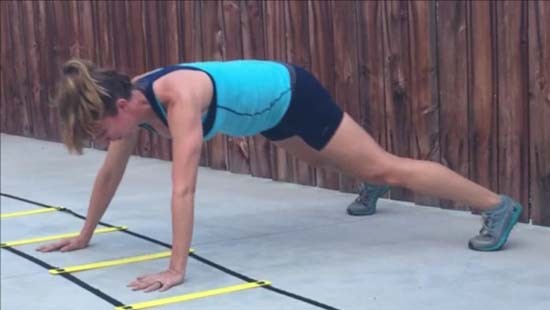 Lateral Plank Walk