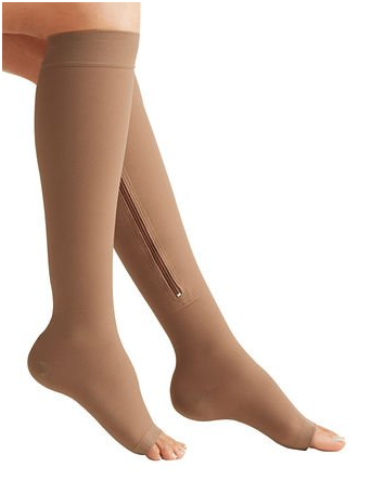 Lemon Hero Zippered Compression Stocking