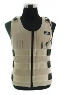 Ice Water Circulating Cooling Vest Tan Detachable Bladder