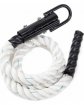 White Polydac Climbing Rope